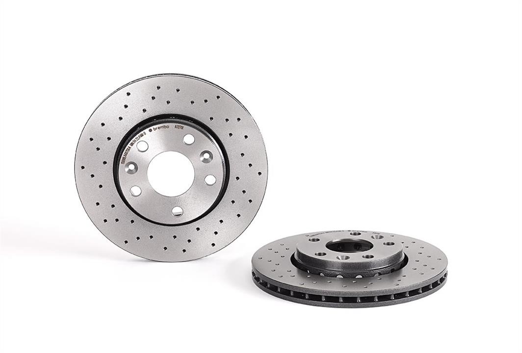 Brembo 09.A727.1X Front brake disc ventilated 09A7271X: Buy near me in Poland at 2407.PL - Good price!