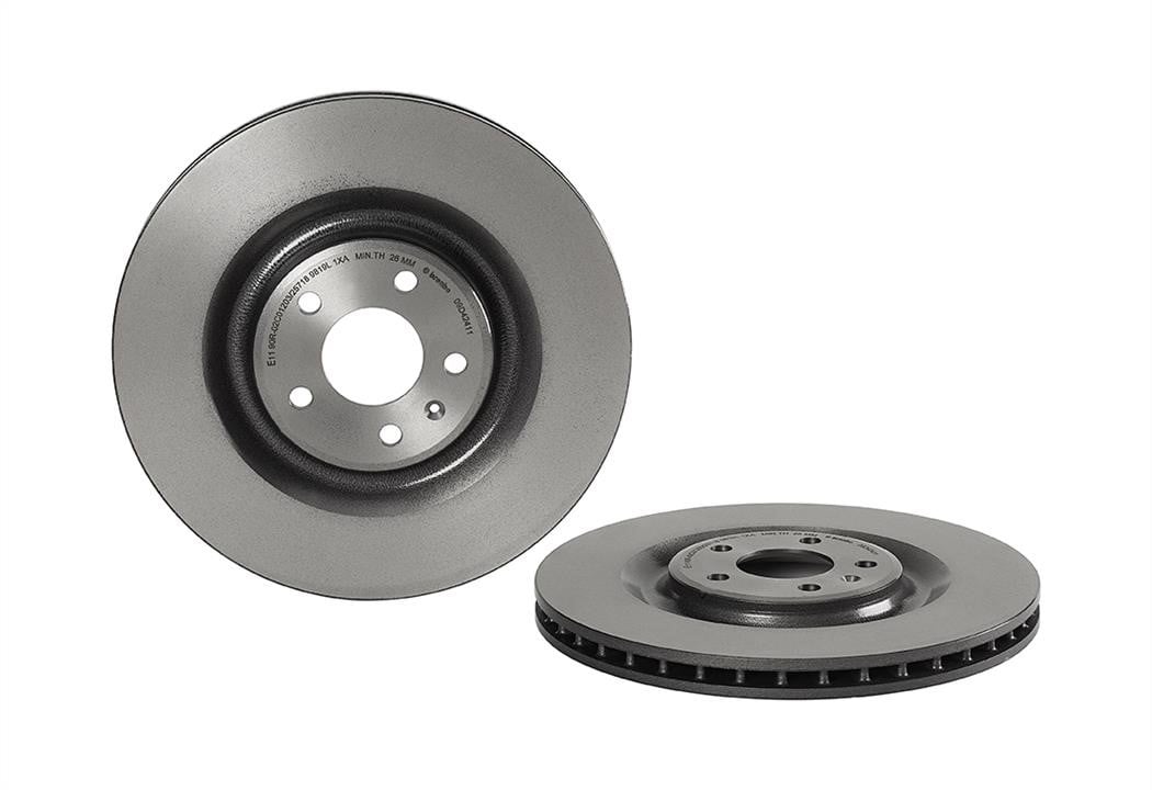 09D42411 Brembo Innenbelüftete Bremsscheibe
