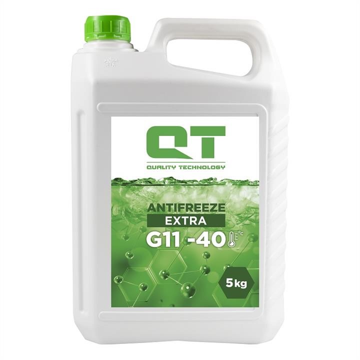 QT-oil QT542405 Coolant QT EXTRA-40 G11 GREEN, 5 kg QT542405: Buy near me in Poland at 2407.PL - Good price!