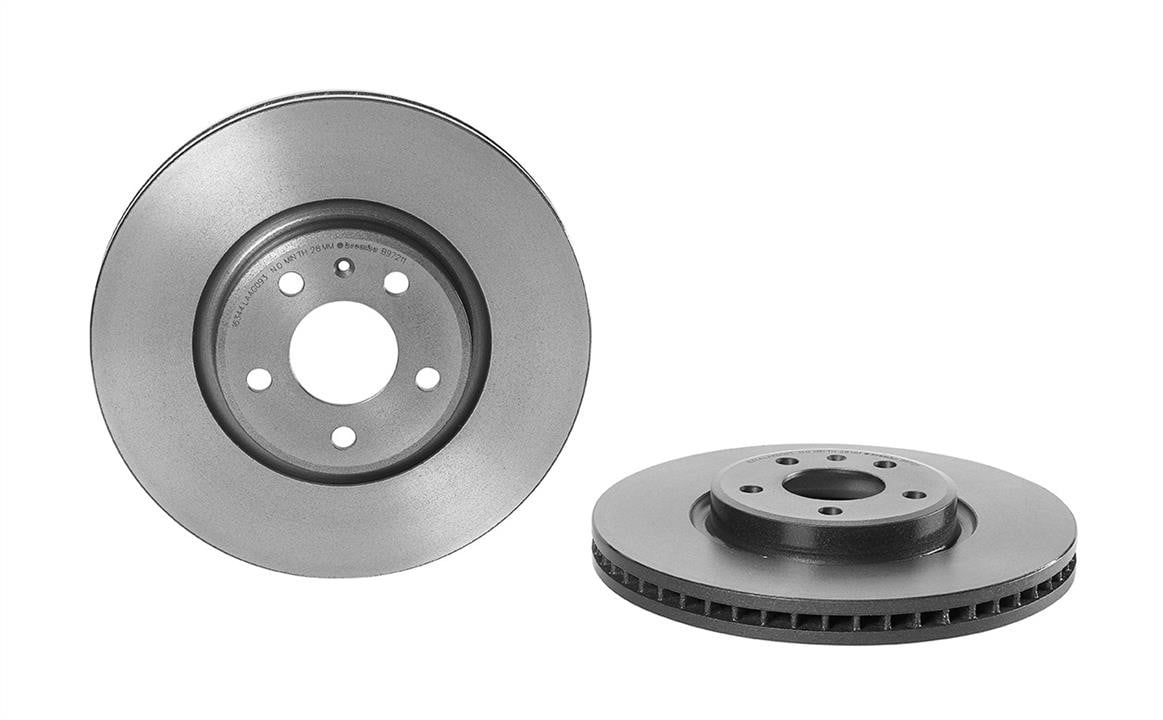 Brembo 09.B972.11 Front brake disc ventilated 09B97211: Buy near me at 2407.PL in Poland at an Affordable price!