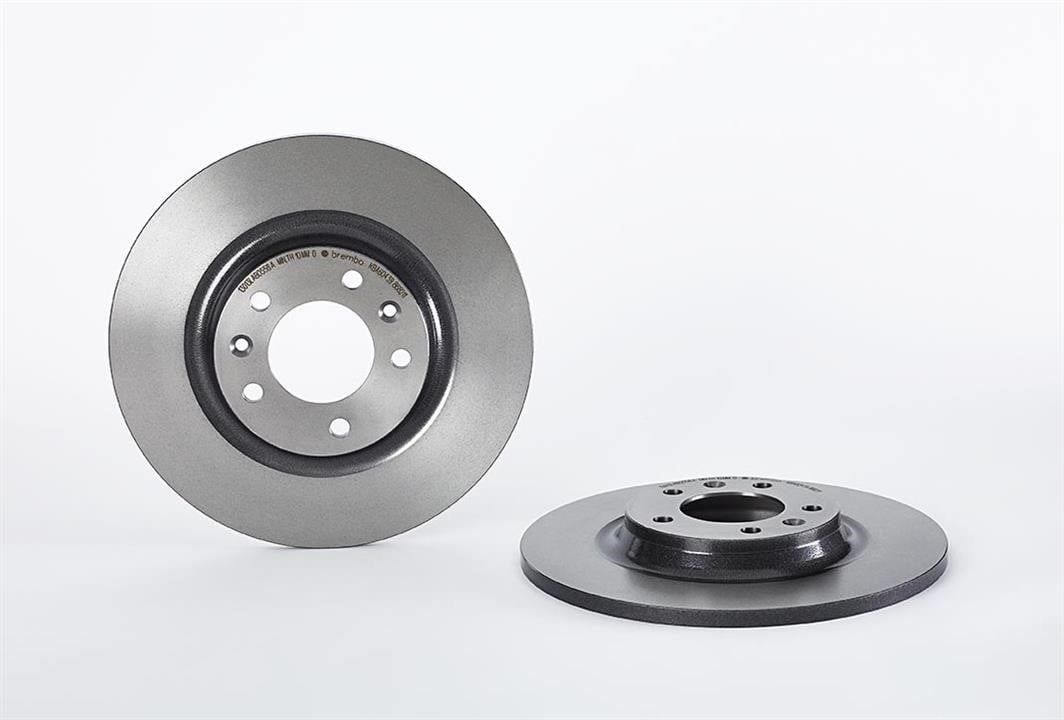 Brake rotor Peugeot: 08868211 Brembo Rear solid brake disc