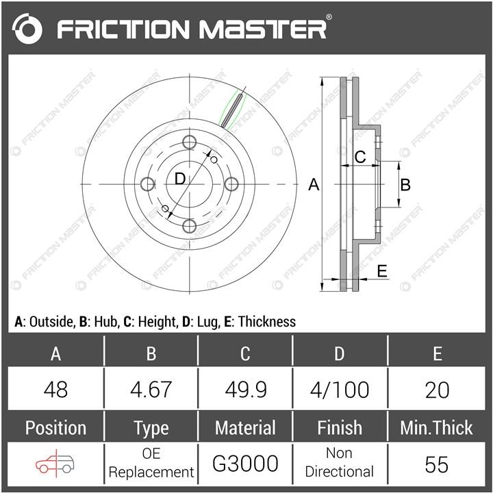 Kup Friction Master R0427 w niskiej cenie w Polsce!