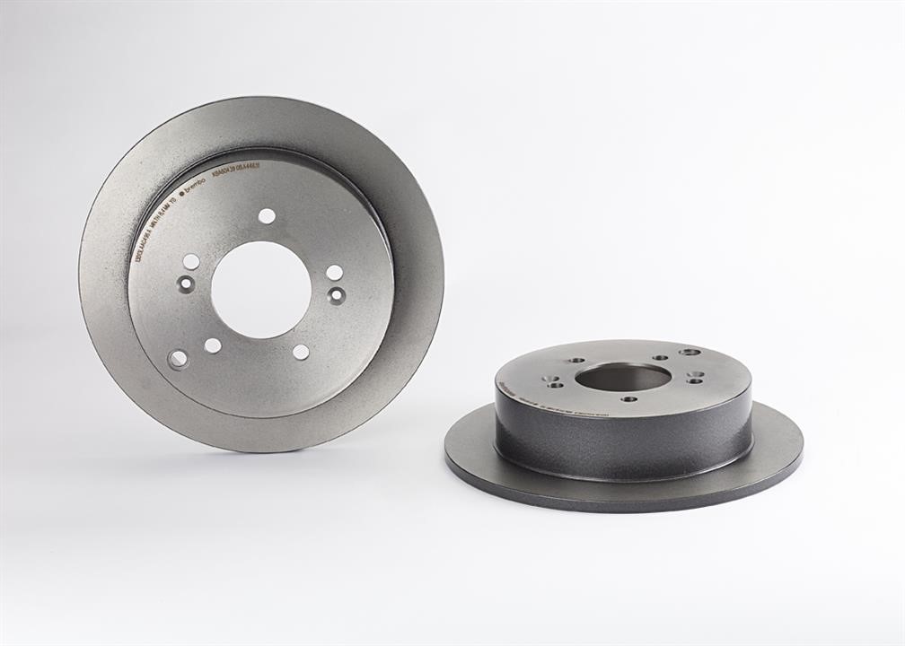 Brembo 08.A446.11 Rear brake disc, non-ventilated 08A44611: Buy near me in Poland at 2407.PL - Good price!