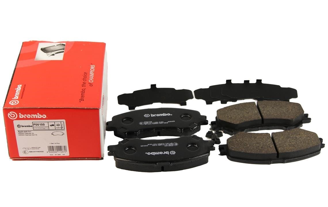 Front disc brake pads, set Brembo P 56 100
