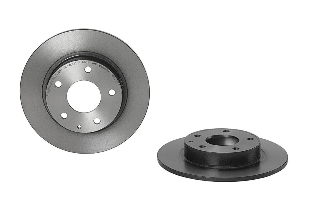 08C65311 Brembo Rear solid brake disc