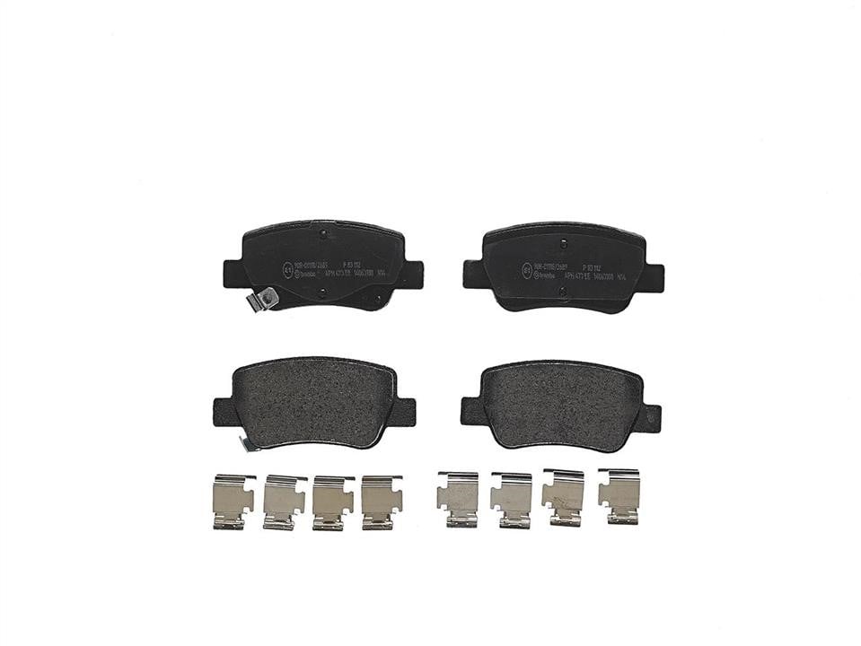 Brembo P 83 112 Brake pad set P83112: Buy near me at 2407.PL in Poland at an Affordable price! P83112 Brembo Brake pad set