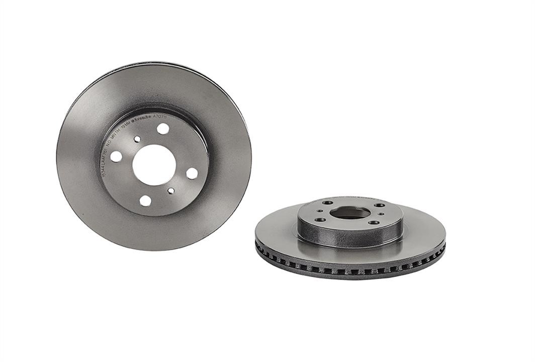 Brembo 09.A707.11 Ventilated disc brake, 1 pcs. 09A70711: Buy near me in Poland at 2407.PL - Good price!