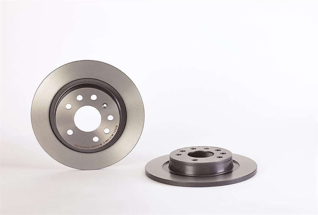 Brembo 08.9511.11 Rear brake disc, non-ventilated 08951111: Buy near me in Poland at 2407.PL - Good price!