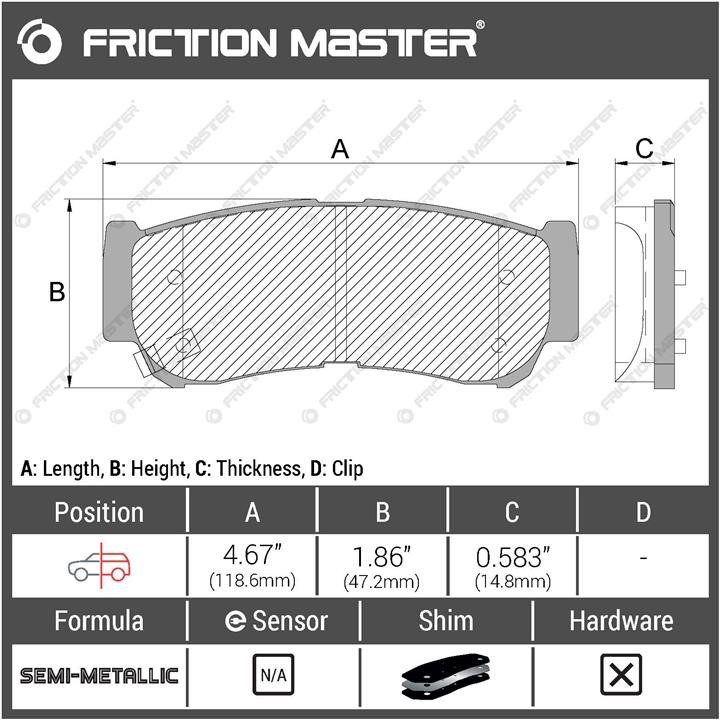 Купить Friction Master MKD1297 по низкой цене в Польше!