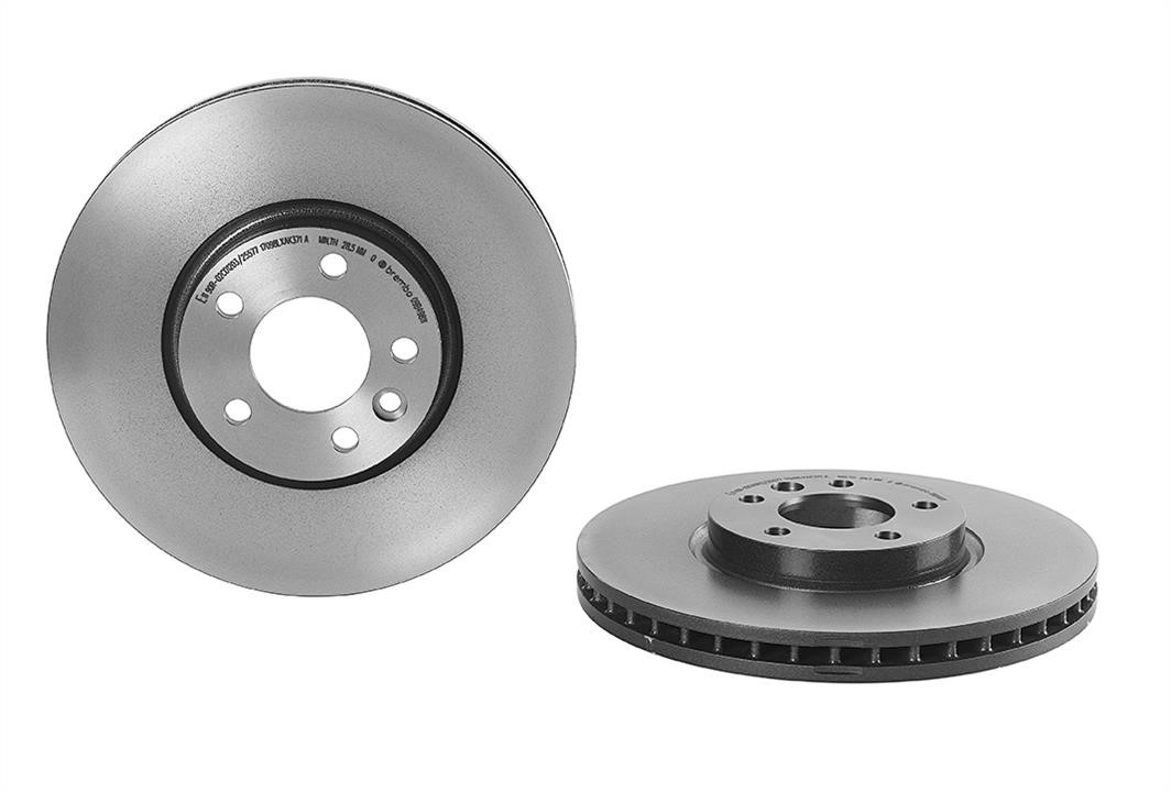 Brembo 09.B498.11 Ventilated disc brake, 1 pcs. 09B49811: Buy near me in Poland at 2407.PL - Good price!