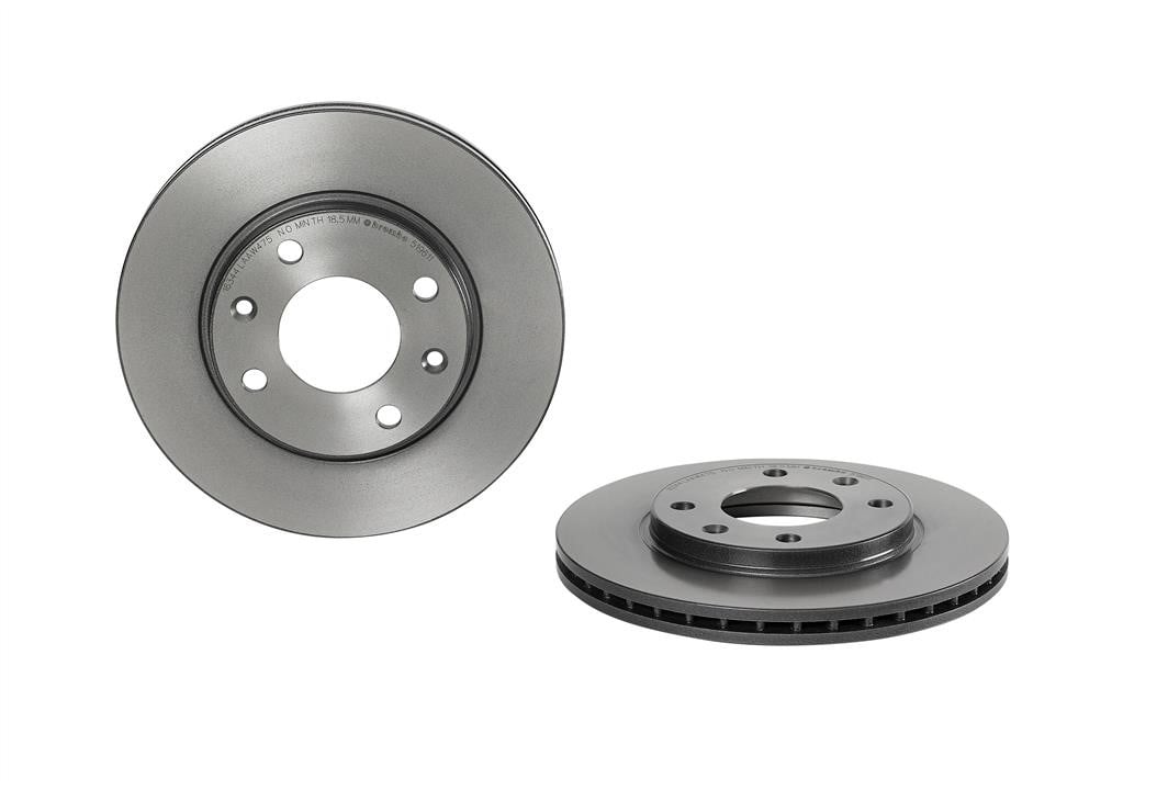 Scheibenbremsen Peugeot 205: 09519611 Brembo Bremsscheibe vorne belüftet
