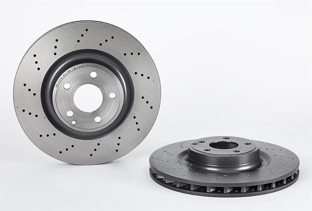 09B74451 Brembo Innenbelüftete Bremsscheibe perforiert