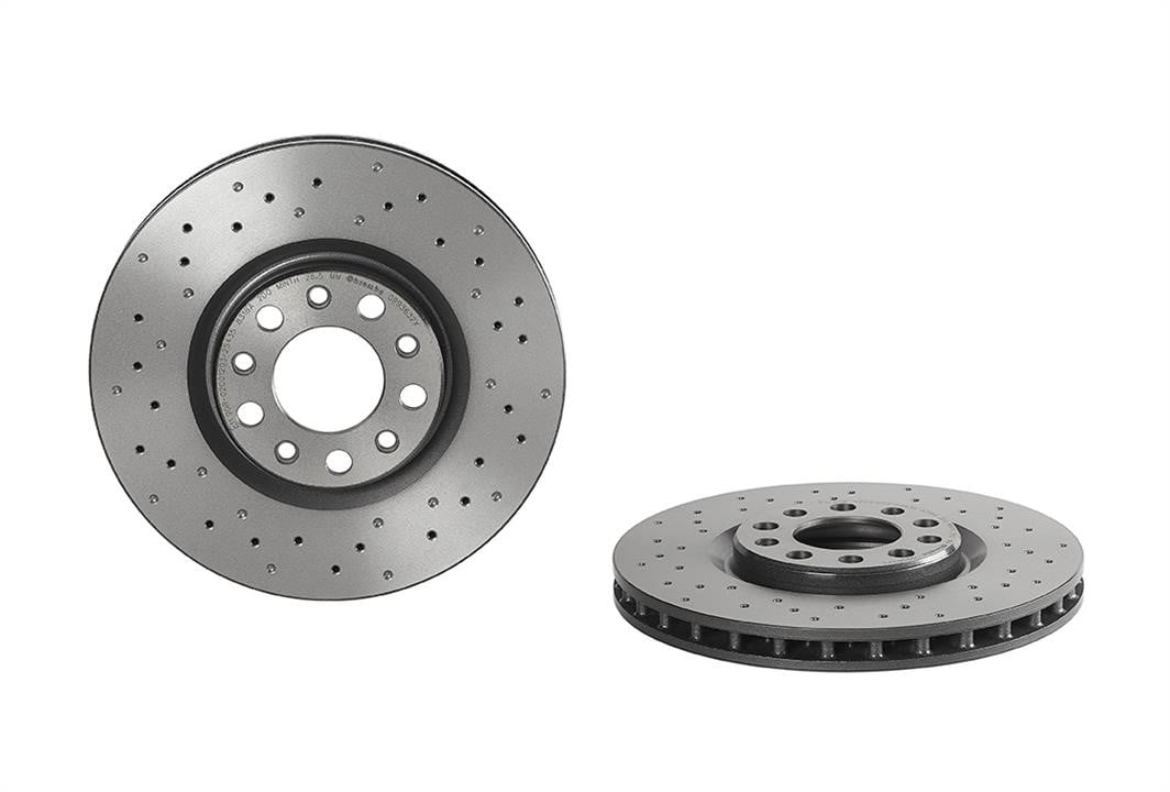 0993632X Brembo Front vented brake disc