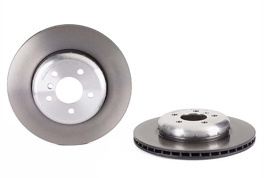 Brembo 09.C404.13 Rear ventilated brake disc 09C40413: Buy near me at 2407.PL in Poland at an Affordable price!