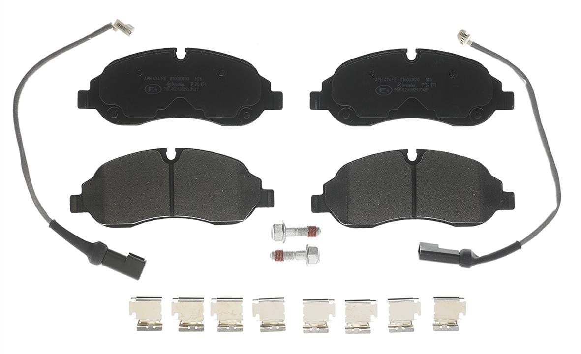 P24171 Brembo Bremsbelagsatz