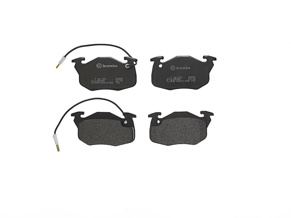 Klocki hamulcowe Renault Rapid: P68010 Brembo Klocki hamulcowe, zestaw