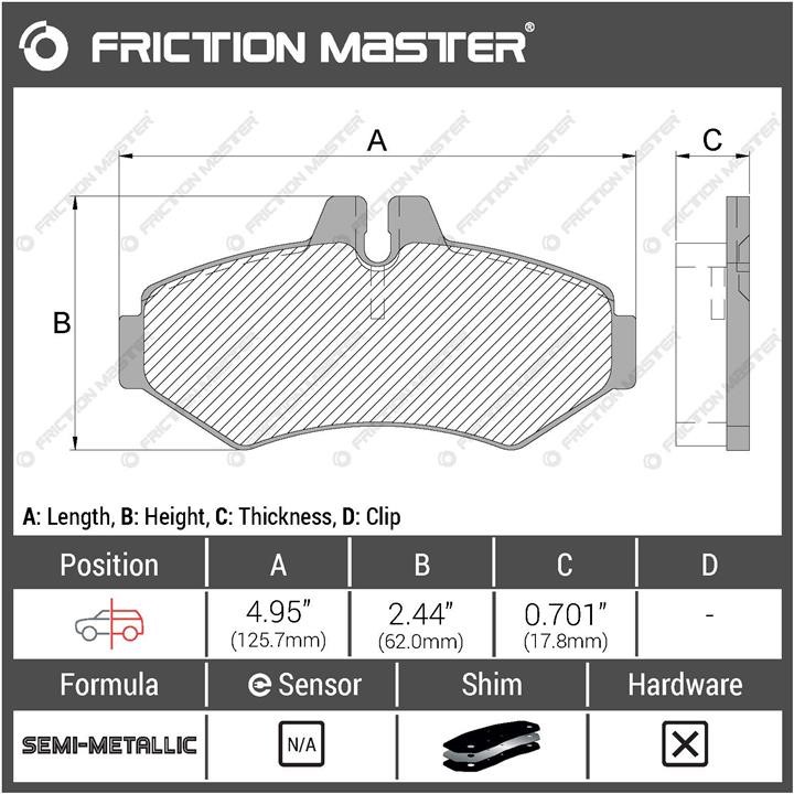 Купити Friction Master MKD928 за низькою ціною в Польщі!