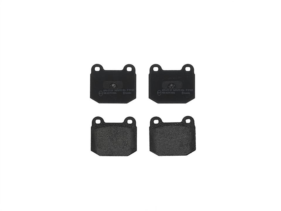 P59025 Brembo Brake pad set