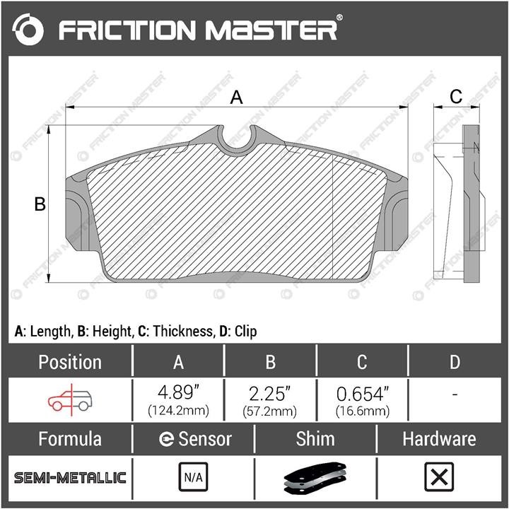 Купить Friction Master MKD1147 по низкой цене в Польше!