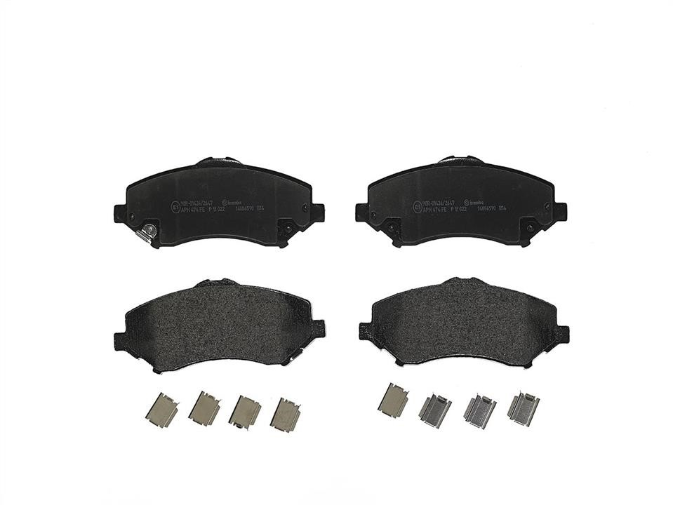 P11022 Brembo Bremsbelagsatz