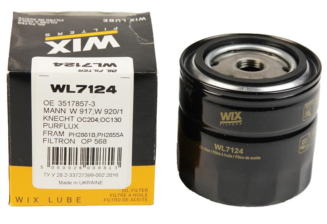 Фільтр масляний WIX WL7124