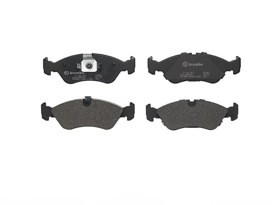 P59017 Brembo Klocki hamulcowe, zestaw
