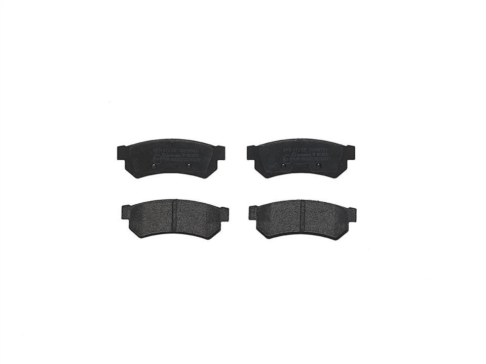 Колодки Део: P10053 Brembo Тормозные колодки дисковые, комплект