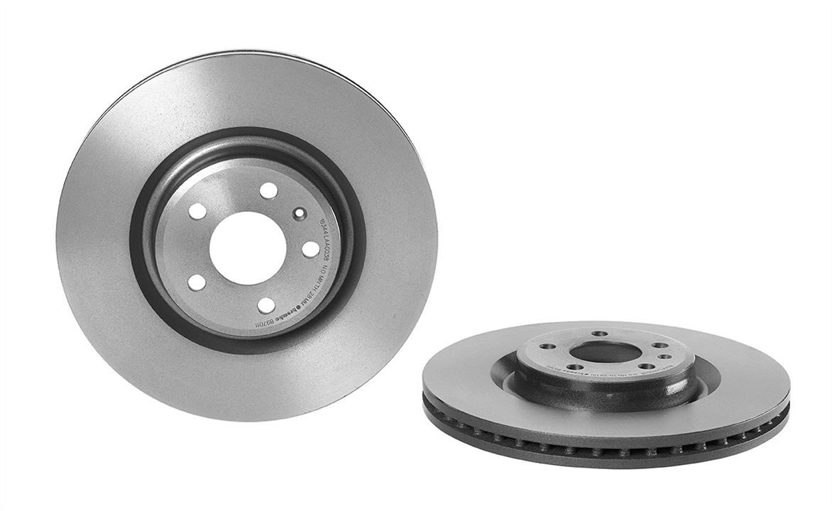 Brembo 09.B970.11 Тормозной диск передний вентилируемый 09B97011: Купить в Польше - Отличная цена на 2407.PL! 09B97011 Brembo Тормозной диск передний вентилируемый