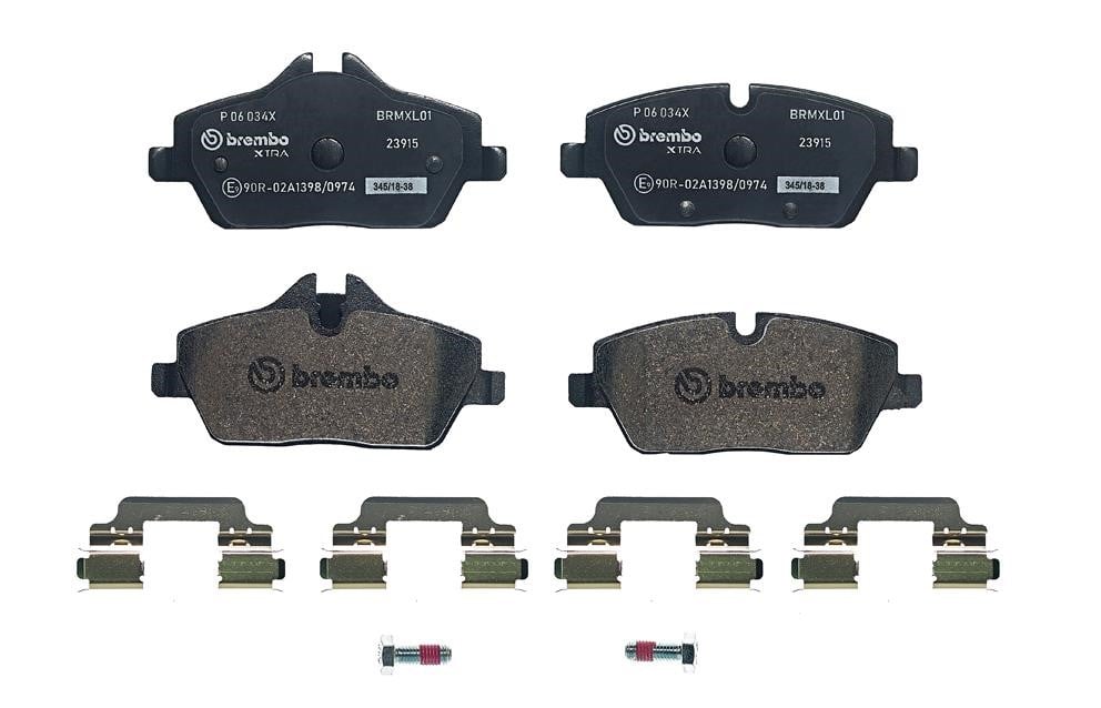 P06034X Brembo Klocki hamulcowe BREMBO XTRA, komplet