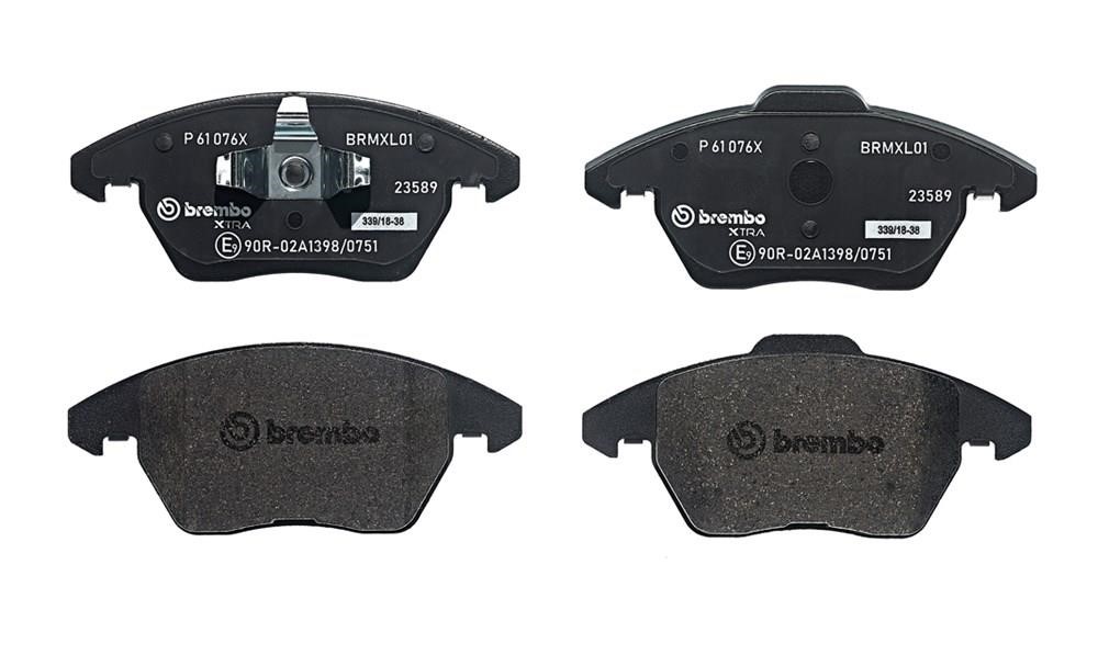 Brembo P 61 076X Тормозные колодки дисковые BREMBO XTRA, комплект P61076X: Отличная цена - Купить в Польше на 2407.PL!