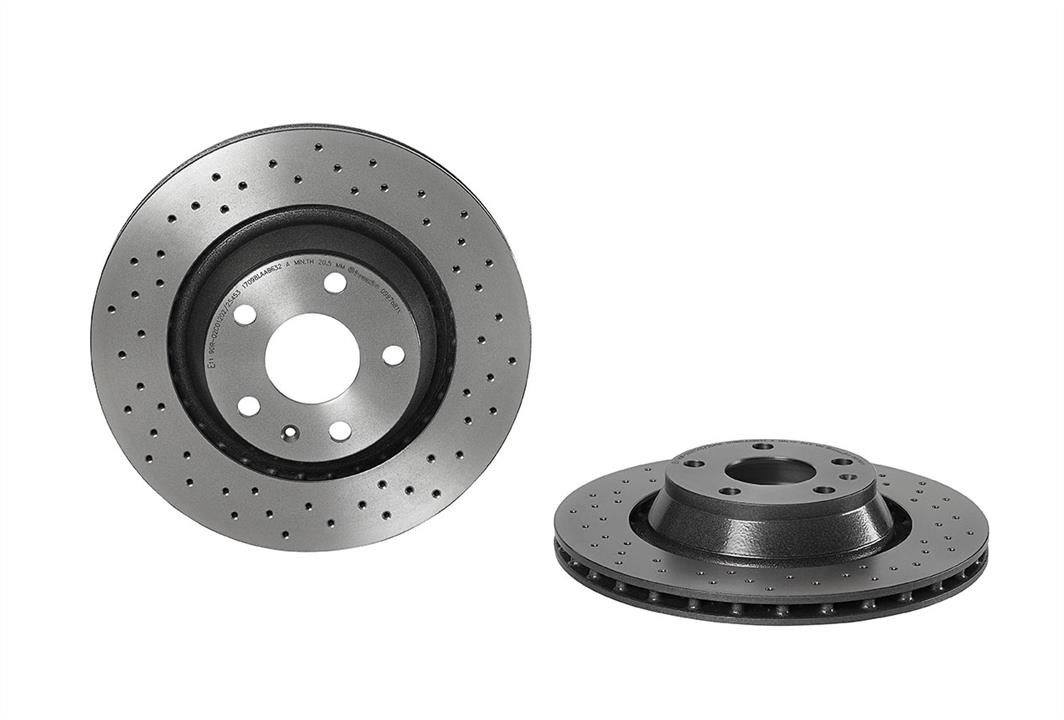 0997681X Brembo Innenbelüftete Bremsscheibe perforiert