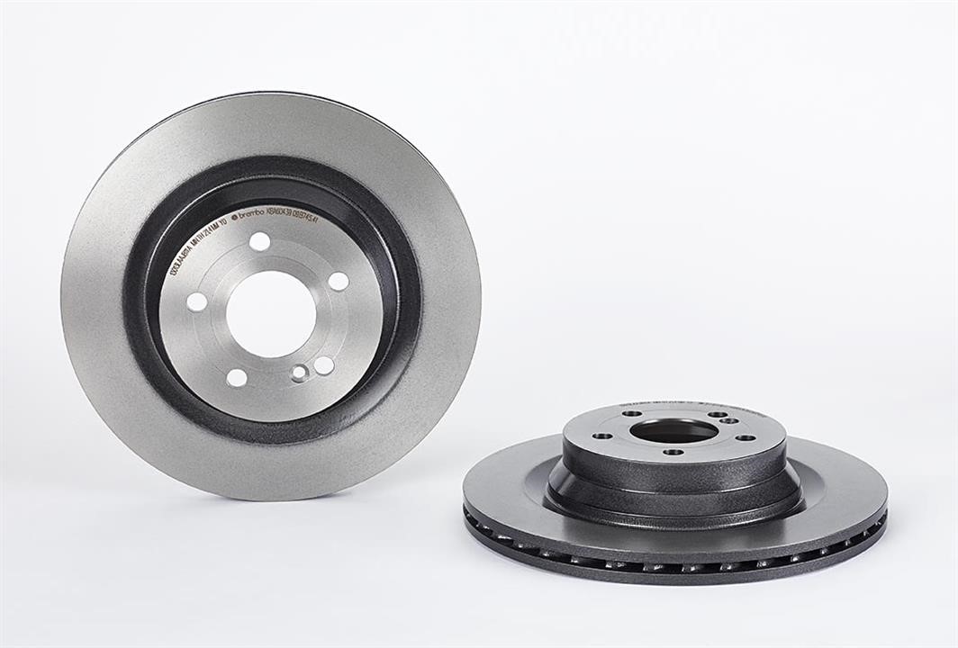 Brembo 09.B745.41 Rear ventilated brake disc 09B74541: Buy near me at 2407.PL in Poland at an Affordable price!