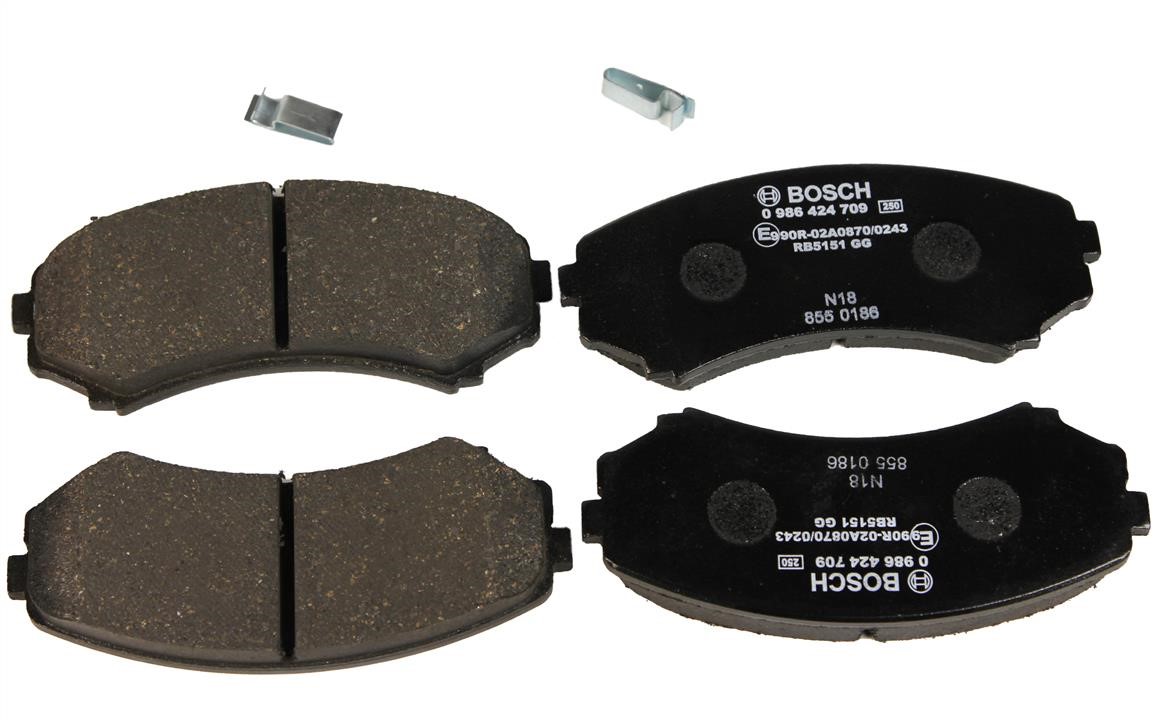 Bosch 0 986 424 709 Тормозные колодки дисковые, комплект 0986424709: Купить в Польше - Отличная цена на 2407.PL!