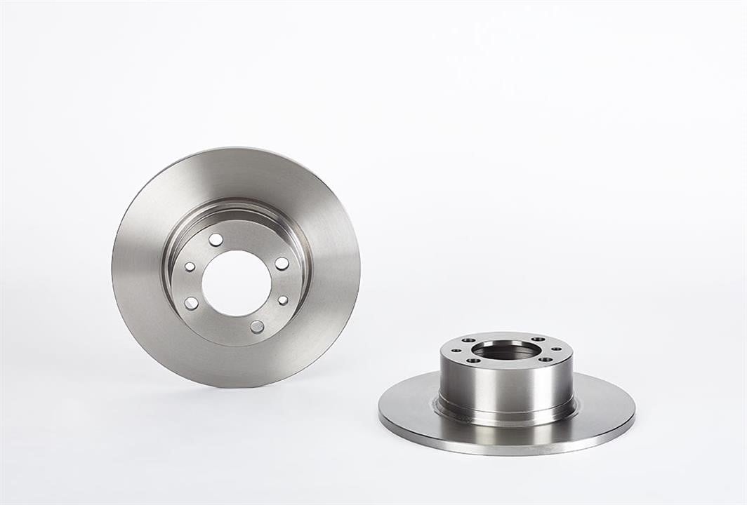Tarcza Lada 2104: 08255924 Brembo Niewentylowana przednia tarcza hamulcowa