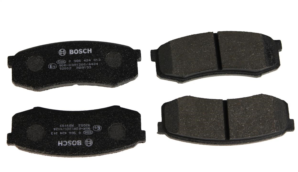Bosch 0 986 424 313 Brake Pad Set, disc brake 0986424313: Buy near me at 2407.PL in Poland at an Affordable price!