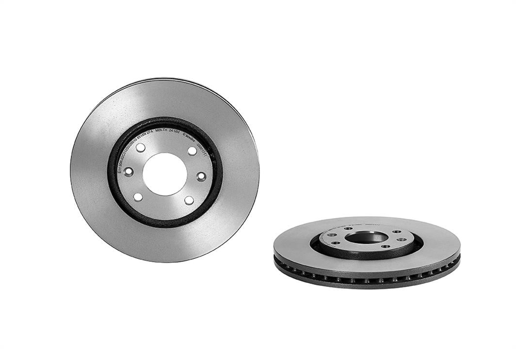 Brembo 09.9619.11 Ventilated disc brake, 1 pcs. 09961911: Buy near me in Poland at 2407.PL - Good price!