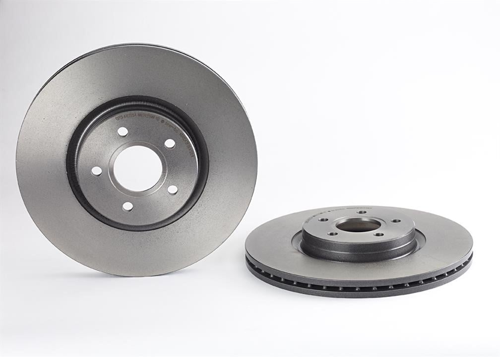 09A72811 Brembo Vented brake disc, 1 pc