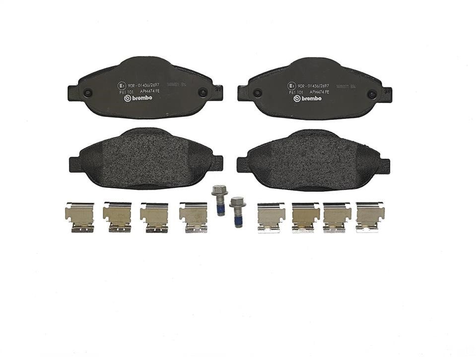 P61101 Brembo Klocki hamulcowe, zestaw