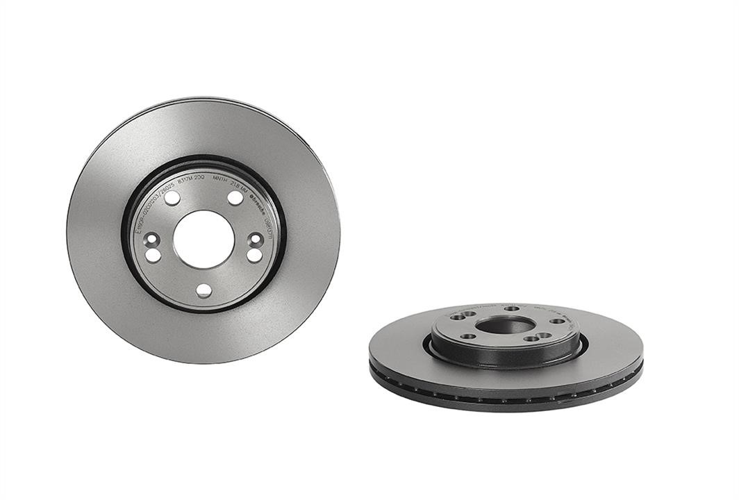 Brembo 09.8137.11 Ventilated disc brake, 1 pcs. 09813711: Buy near me in Poland at 2407.PL - Good price!