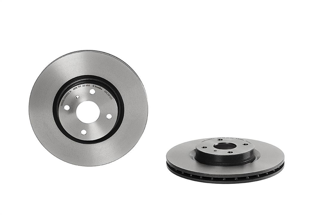 09C39121 Brembo Bremsscheibe vorne belüftet