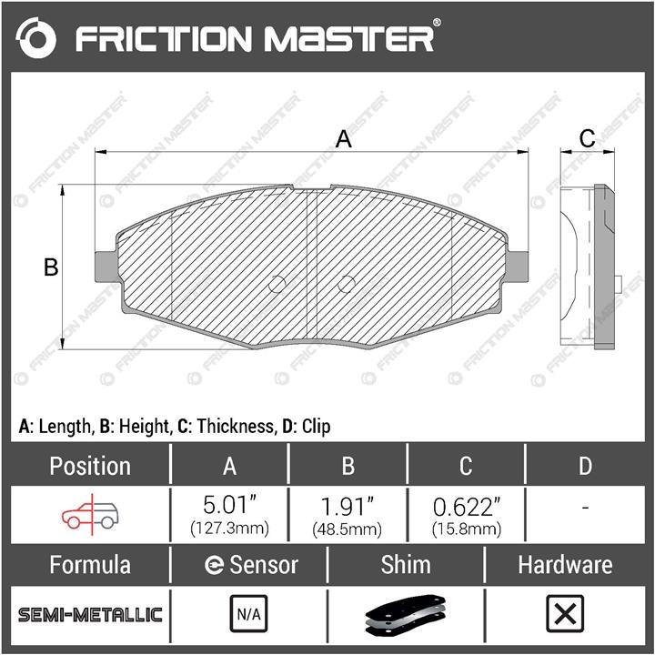 Купити Friction Master MKD1321 за низькою ціною в Польщі!