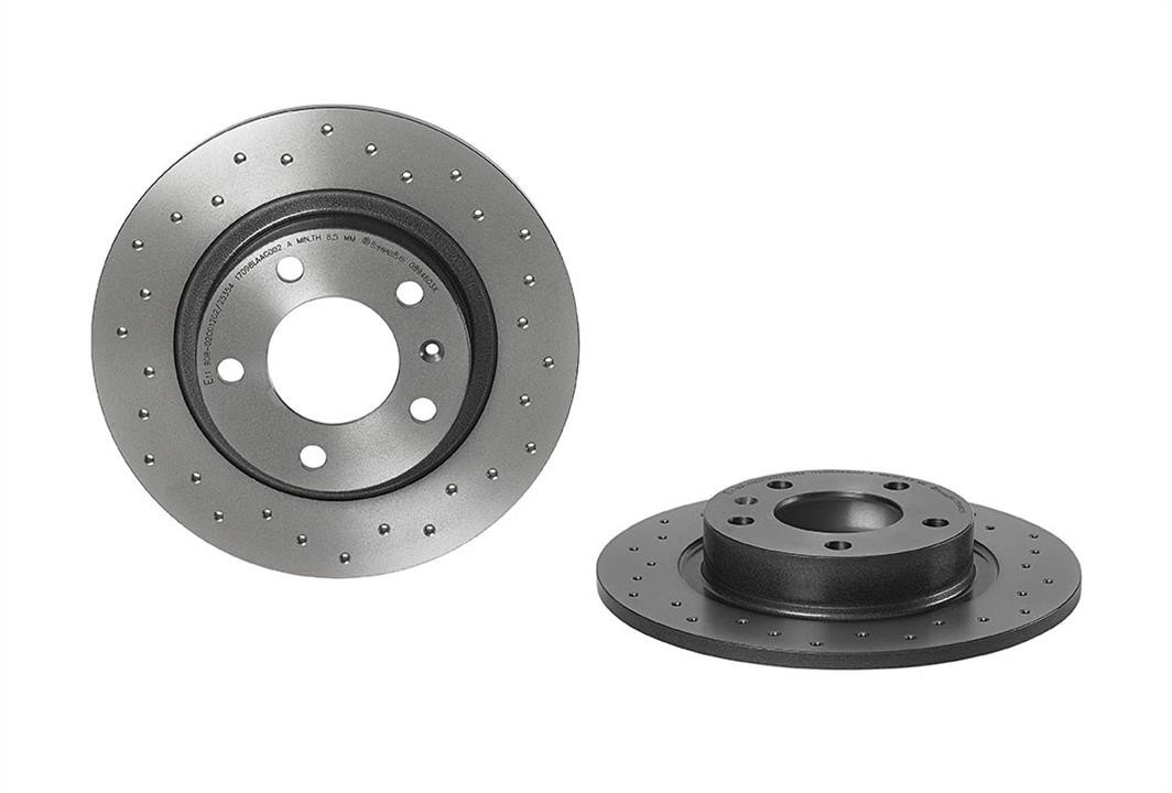Brembo 08.9460.3X Unventilated brake disc 0894603X: Buy near me in Poland at 2407.PL - Good price!