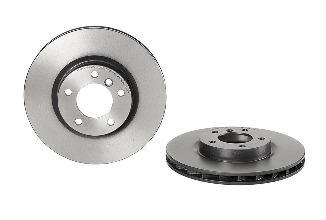 Brembo 09.5934.11 Ventilated disc brake, 1 pcs. 09593411: Buy near me in Poland at 2407.PL - Good price!