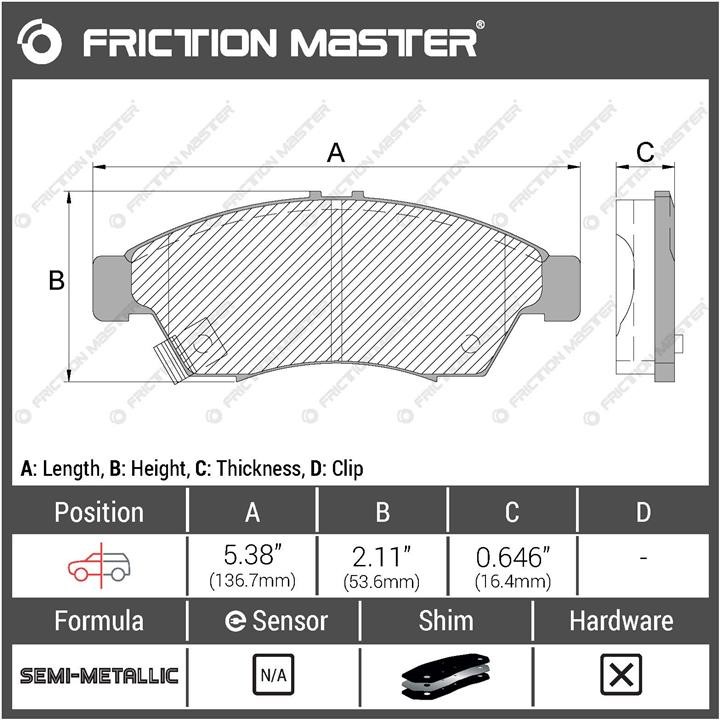 Kup Friction Master MKD1195 w niskiej cenie w Polsce!