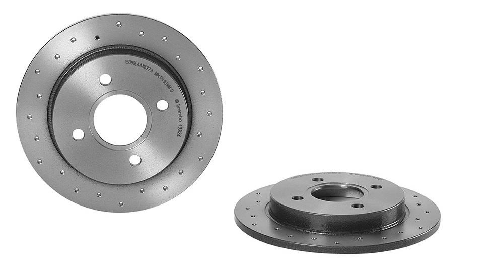 Brembo 08.4931.2X Unventilated brake disc 0849312X: Buy near me in Poland at 2407.PL - Good price!
