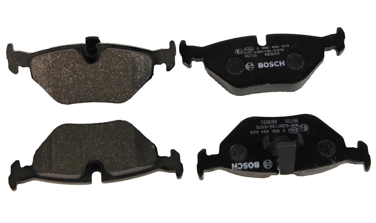 Bosch 0 986 494 009 Brake Pad Set, disc brake 0986494009: Buy near me in Poland at 2407.PL - Good price!