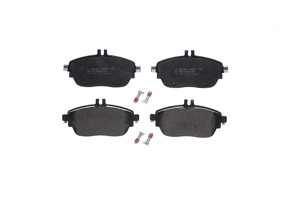 P50093 Brembo Klocki hamulcowe, zestaw