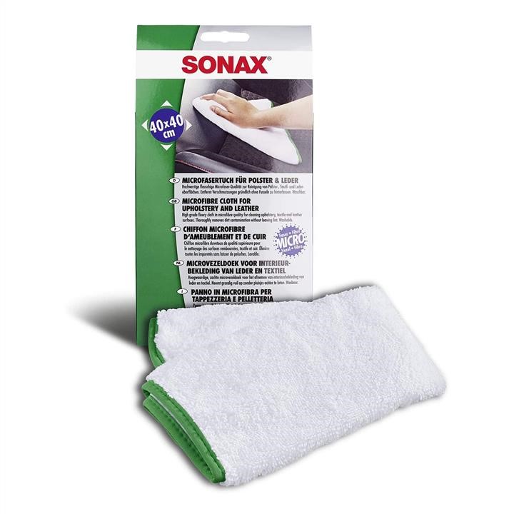 Sonax 416800 Napkin from microfiber for upholstery of SONAX of 40 * 40 cm 416800: Buy near me in Poland at 2407.PL - Good price!