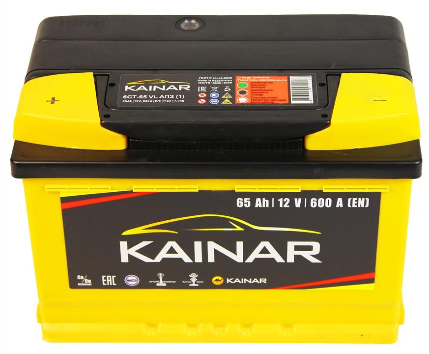 Kainar 0652611120 Battery KAINAR Standart+ 12V, 65Ah, 600A (left plus) 0652611120: Buy near me in Poland at 2407.PL - Good price!
