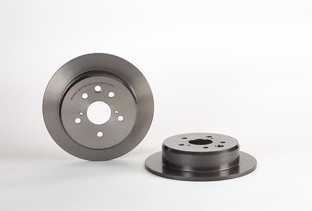 Brembo 08.A635.11 Rear brake disc, non-ventilated 08A63511: Buy near me in Poland at 2407.PL - Good price!